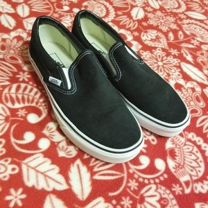 Black Slip on Van's